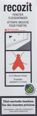 RECOZIT attrape-mouche pour fenêtre 6 pce
