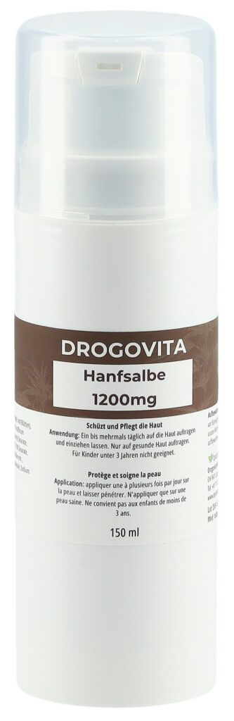DROGOVITA pommade au chanvre 1200 mg dist 150 ml