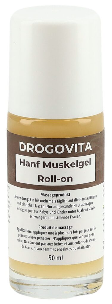 DROGOVITA chanvre gel massage roll-on 50 ml