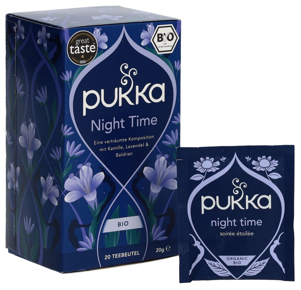 PUKKA Night Time thé bio sach 20 pce