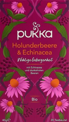 PUKKA Holunderbeere&Echinacea thé bio sach 20 pce