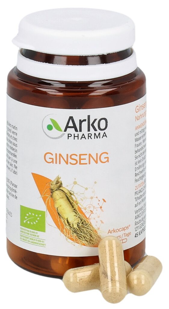 ARKOCAPS ginseng caps bte 45 pce