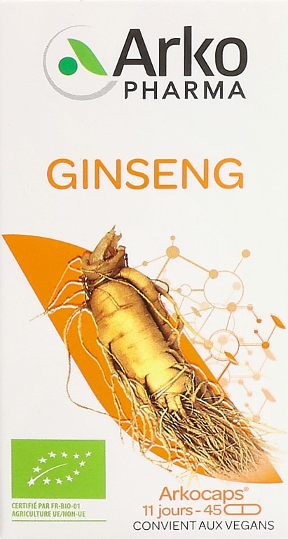 ARKOCAPS ginseng caps bte 45 pce