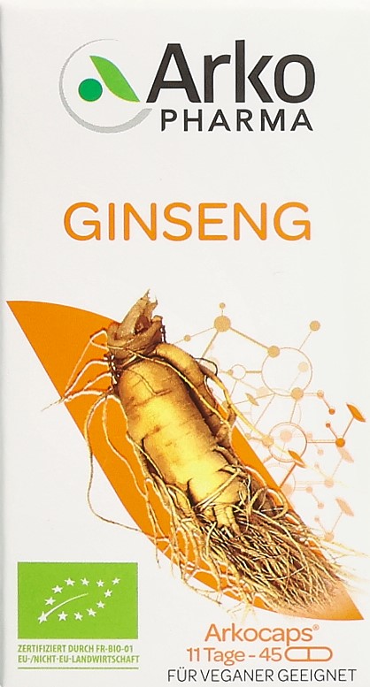 ARKOCAPS ginseng caps bte 45 pce