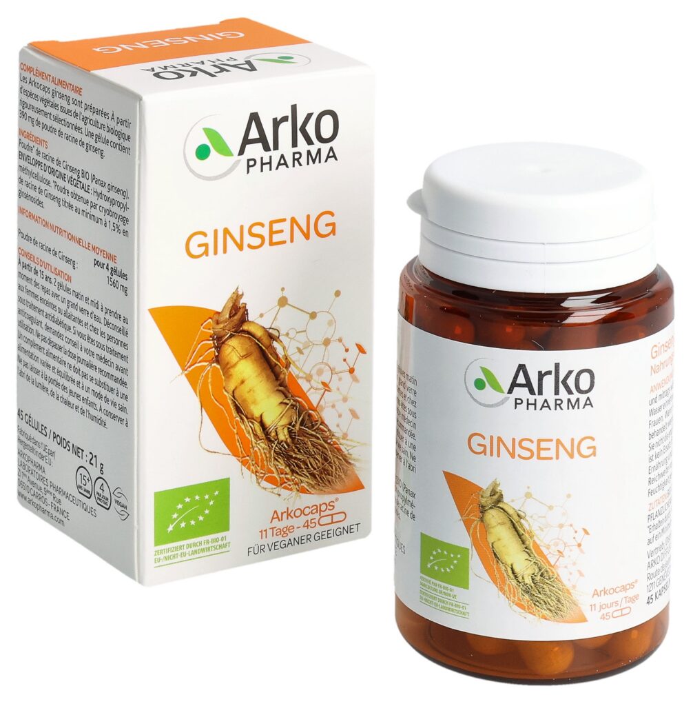 ARKOCAPS ginseng caps bte 45 pce