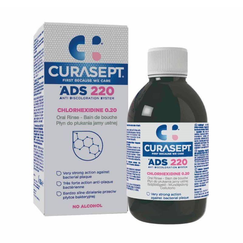 CURASEPT ADS 220 Mouthwash 0.2 % fl 200 ml