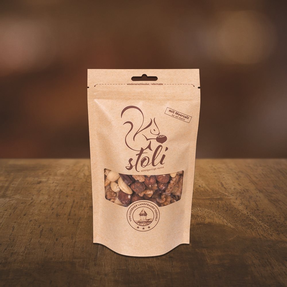 STOLI mélange de noix au sel marin sach 175 g