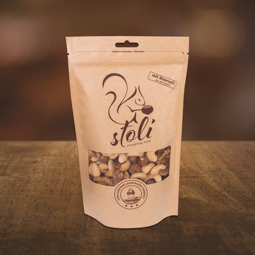 STOLI mélange de noix au sel marin sach 351 g