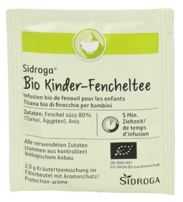 SIDROGA infusion bio de fenouil pour enfant 20 pce
