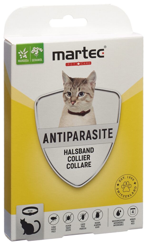 MARTEC PET CARE collier pour chats ANTIPARASITE
