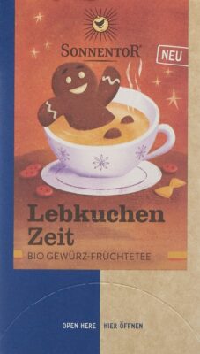 SONNENTOR Lebkuchen Zeit Tee BIO sach 18 pce