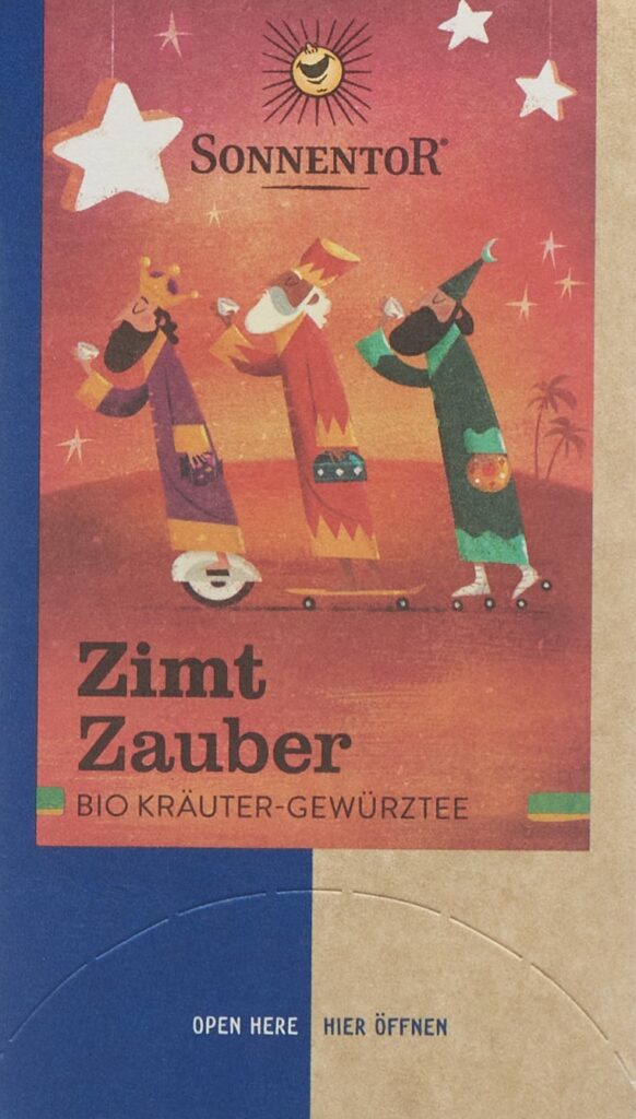 SONNENTOR Zimt Zauber Tee BIO sach 18 pce