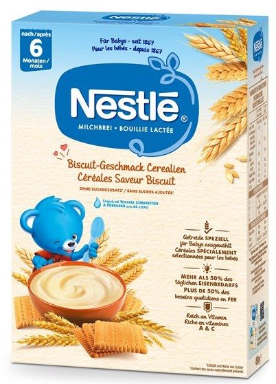 NESTLE Baby Cereals saveur biscuit 450 g