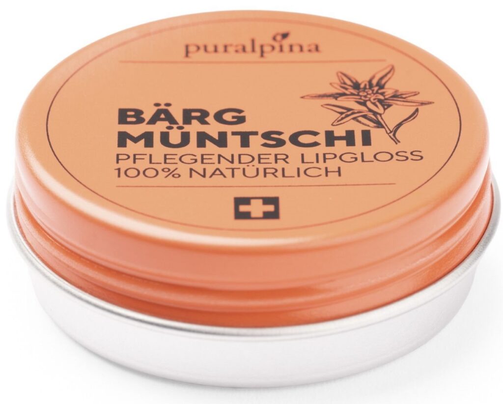 PURALPINA Bärgmüntschi Brillant à lèvres pot 10 ml