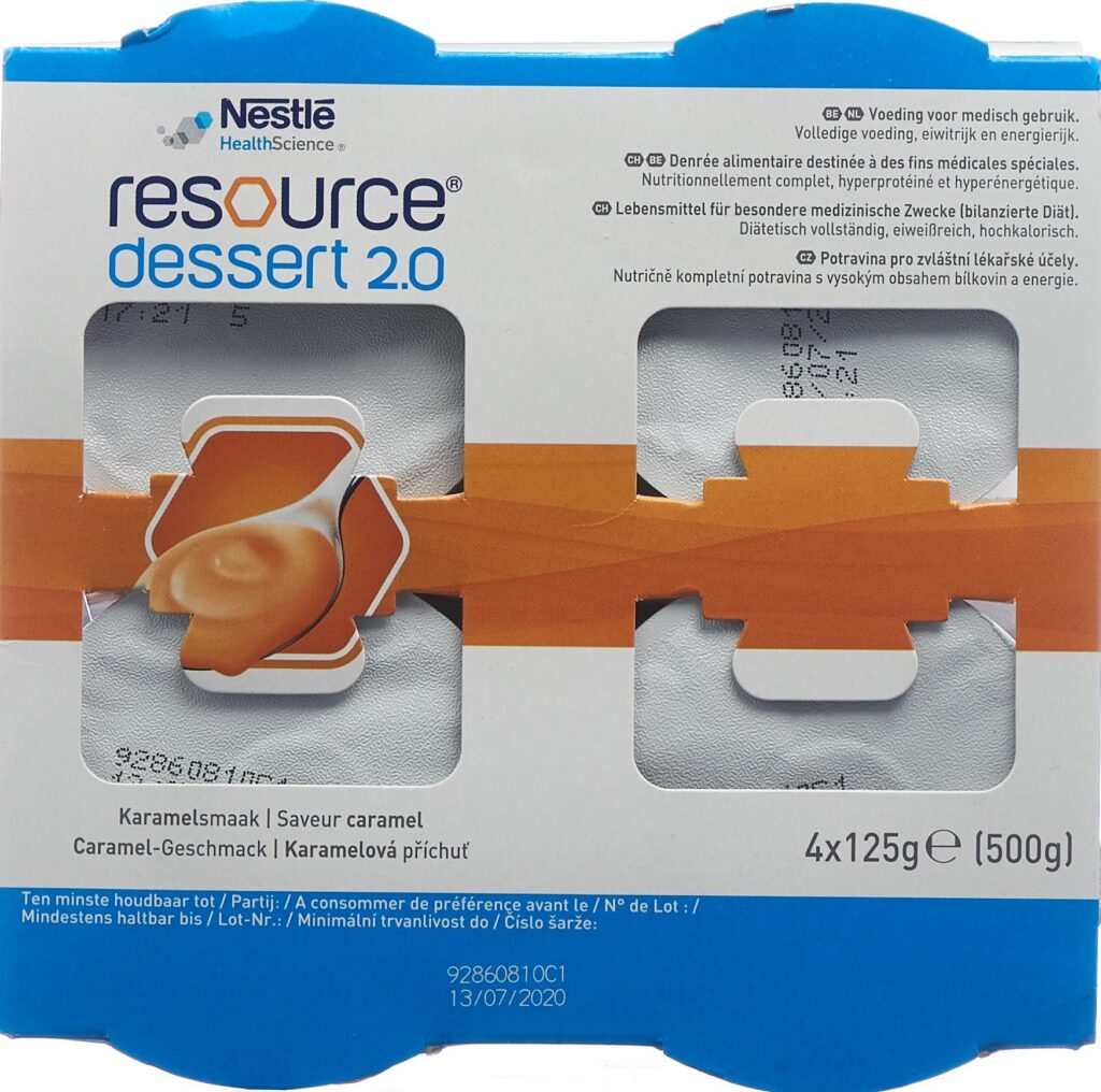 RESOURCE dessert 2.0 caramel 4 cup 125 g