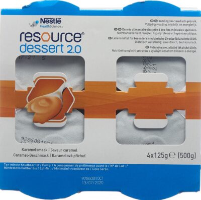 RESOURCE dessert 2.0 caramel 4 cup 125 g