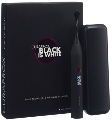 CURAPROX Hydrosonic Black is white sonic toothbru