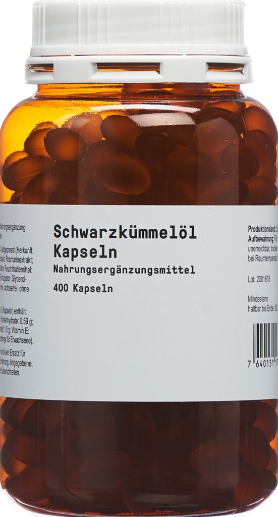 NATURAGE huile graine nigelle caps bte 400 pce