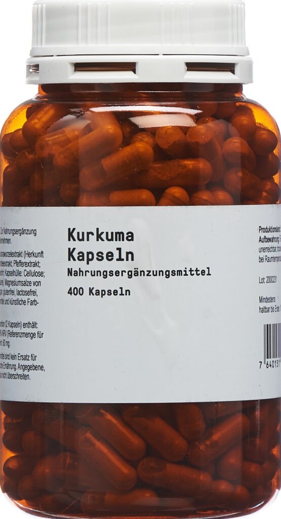NATURAGE kurkuma caps bte 400 pce