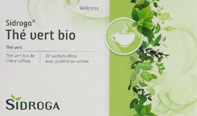 SIDROGA thé vert bio sach 20 pce