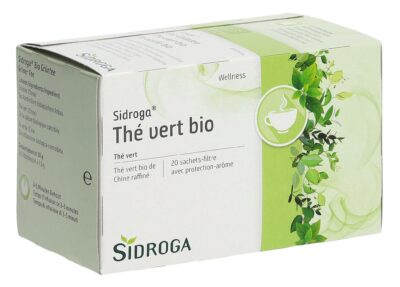 SIDROGA thé vert bio sach 20 pce