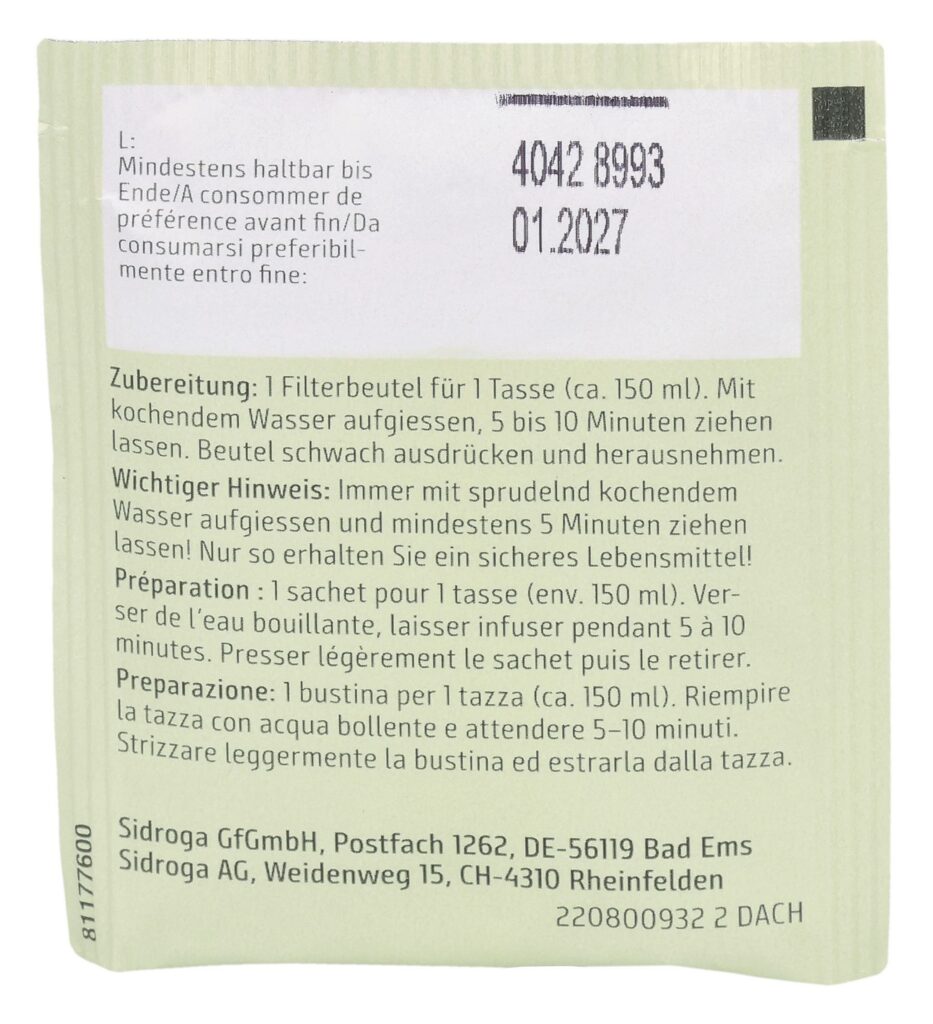 SIDROGA tisane aux 7 herbes sach 20 pce