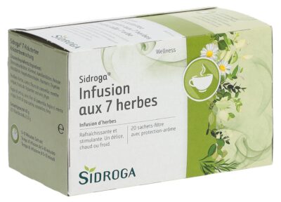 SIDROGA tisane aux 7 herbes sach 20 pce
