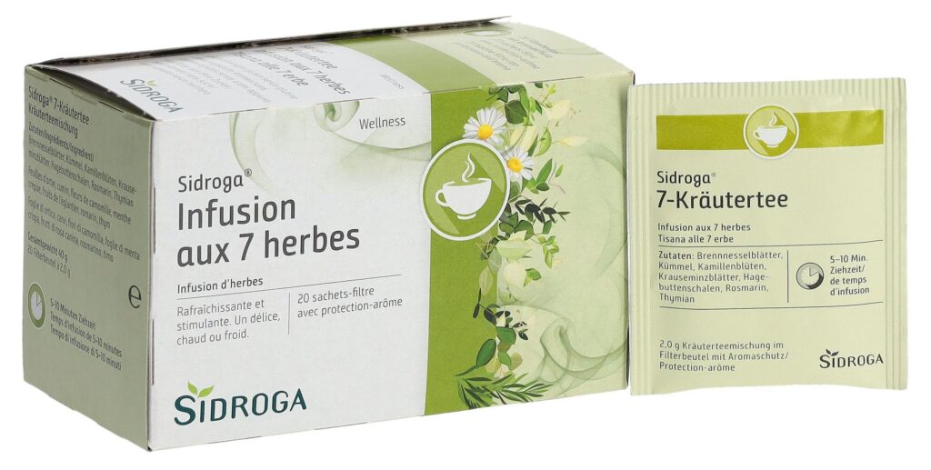 SIDROGA tisane aux 7 herbes sach 20 pce