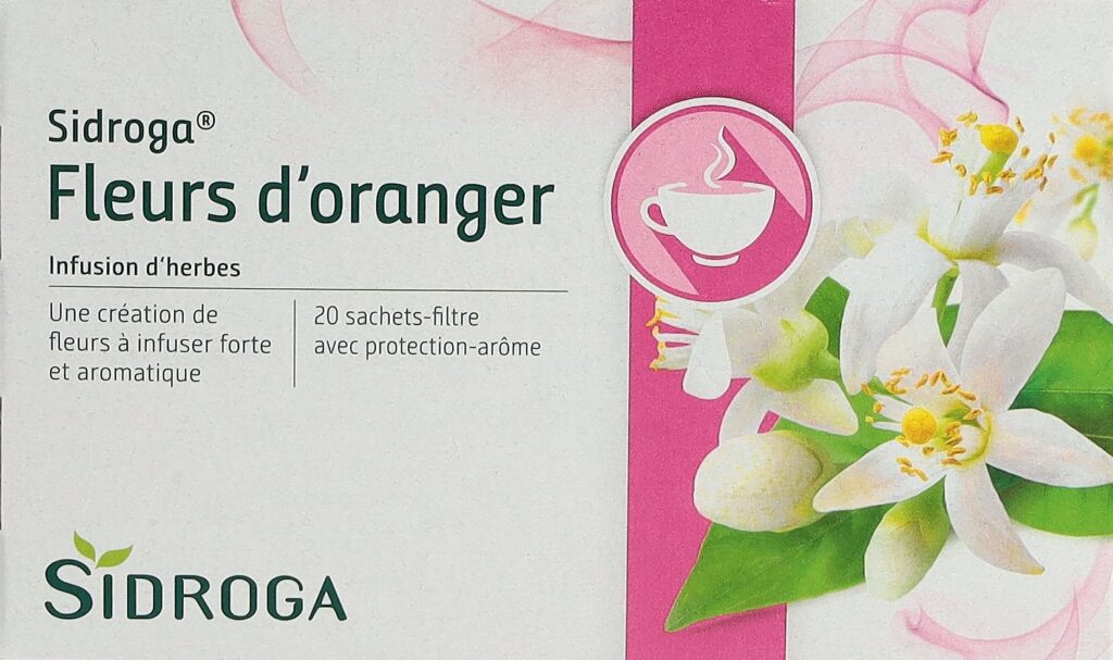 SIDROGA infusion de fleurs d'oranger sach 20 pce