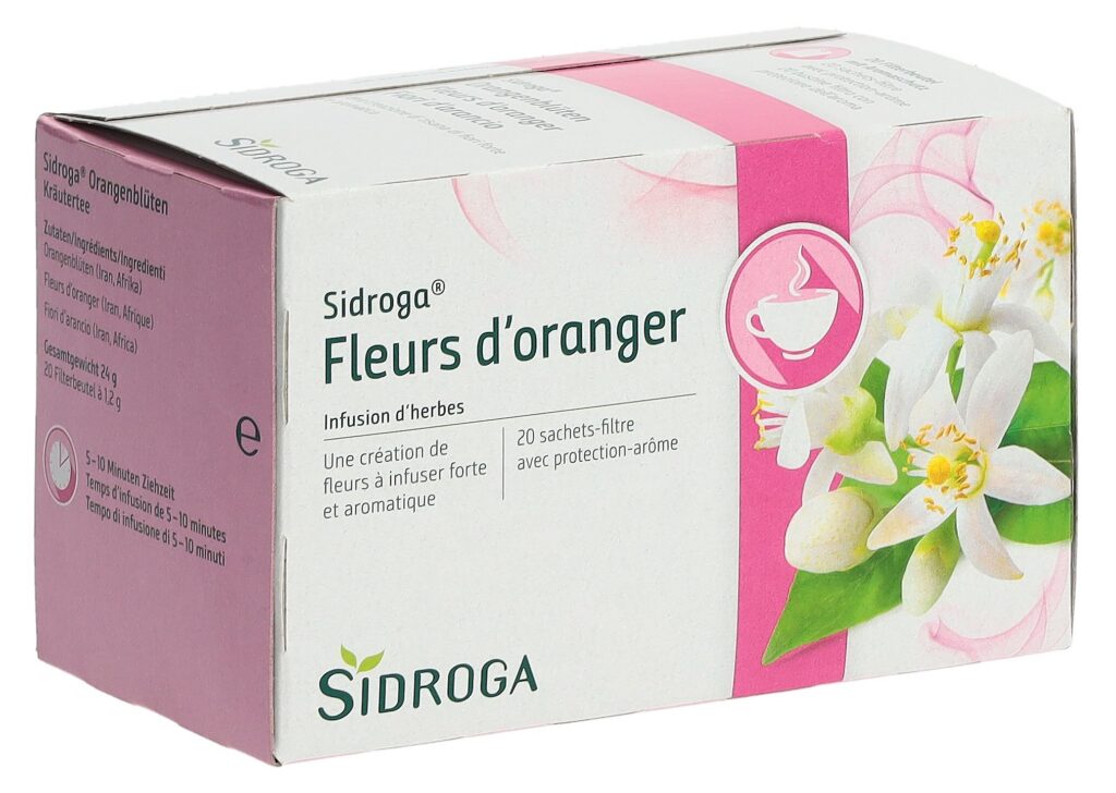 SIDROGA infusion de fleurs d'oranger sach 20 pce