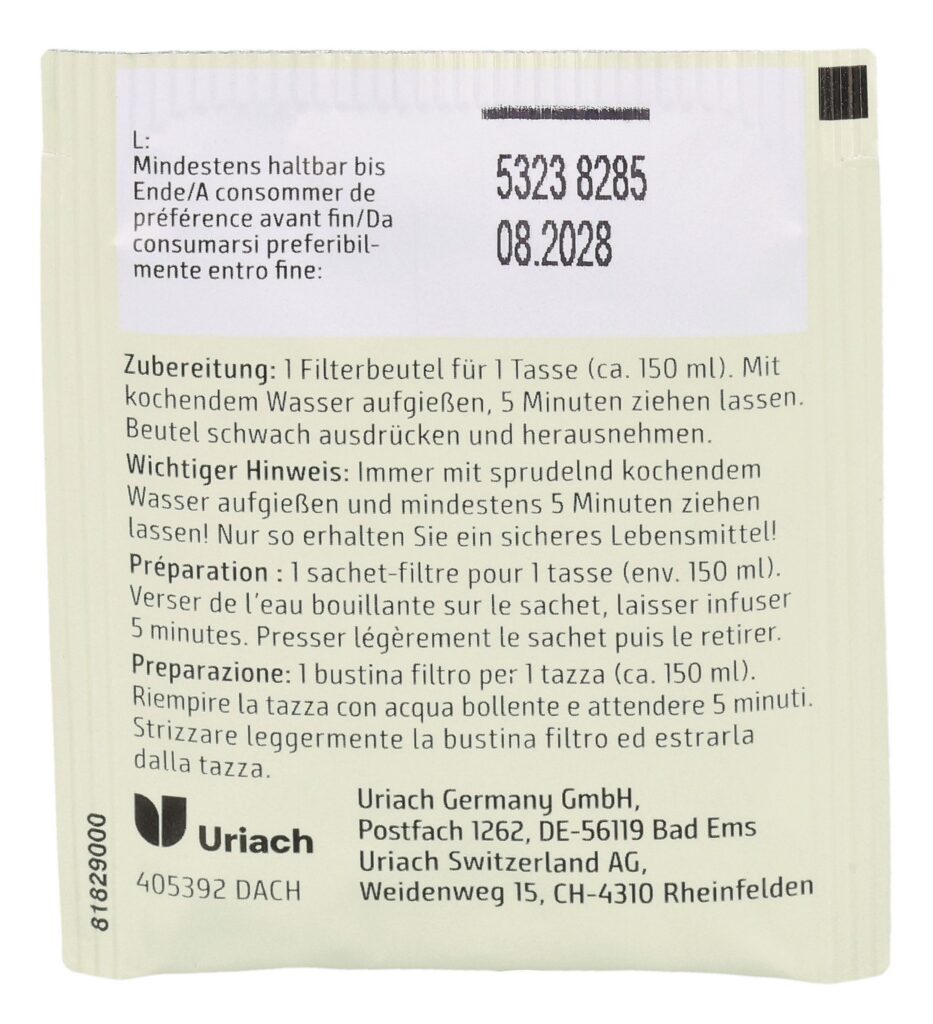 SIDROGA gingembre-citron sach 20 pce