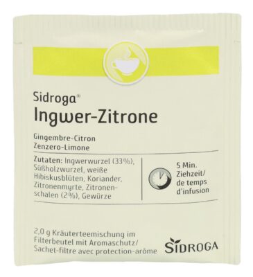 SIDROGA gingembre-citron sach 20 pce