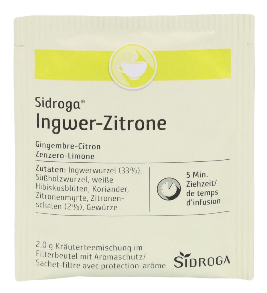 SIDROGA gingembre-citron sach 20 pce