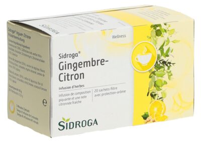 SIDROGA gingembre-citron sach 20 pce