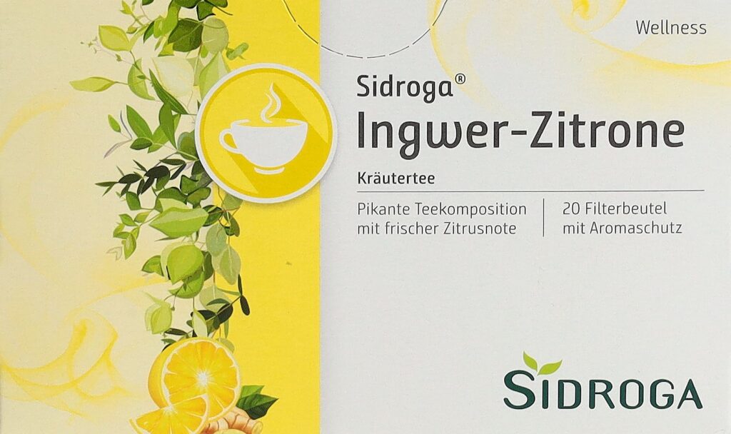 SIDROGA gingembre-citron sach 20 pce