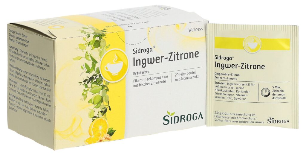 SIDROGA gingembre-citron sach 20 pce
