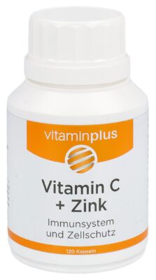 VITAMINPLUS Vitamin C & Zink caps bte 120 pce