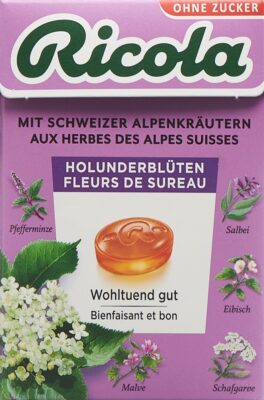 RICOLA bonbons fleurs de sureau ss as box 50 g