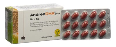 ANDREADHA plus Omega-3 Vit D3+K2 caps vegan 60 pce
