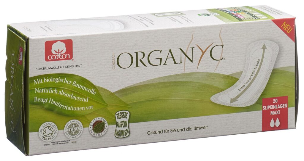 ORGANYC protège slip maxi extra large 20 pce