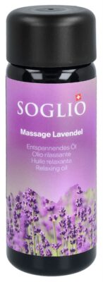 SOGLIO Huile lavande massage relaxante fl 100 ml