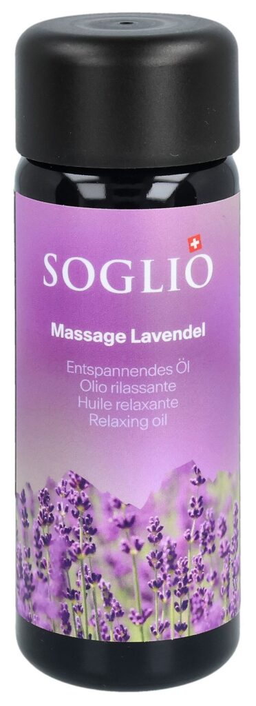 SOGLIO Huile lavande massage relaxante fl 100 ml