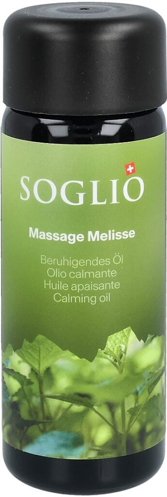 SOGLIO Huile à la mélisse massage apaisante 100 ml