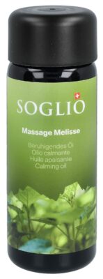 SOGLIO Huile à la mélisse massage apaisante 100 ml