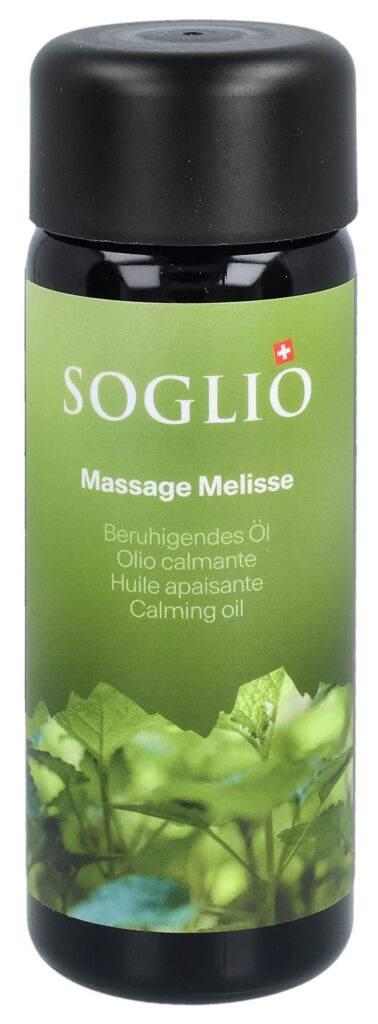 SOGLIO Huile à la mélisse massage apaisante 100 ml