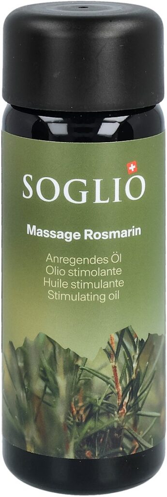 SOGLIO Huile au romarin massage fl 100 ml