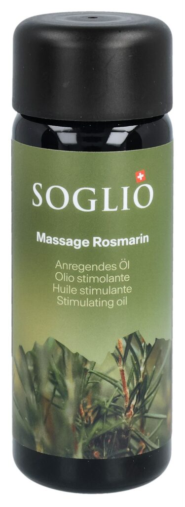 SOGLIO Huile au romarin massage fl 100 ml