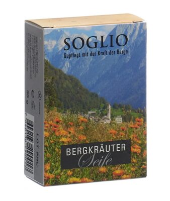 SOGLIO Savon aux herbes de montagne 95 g