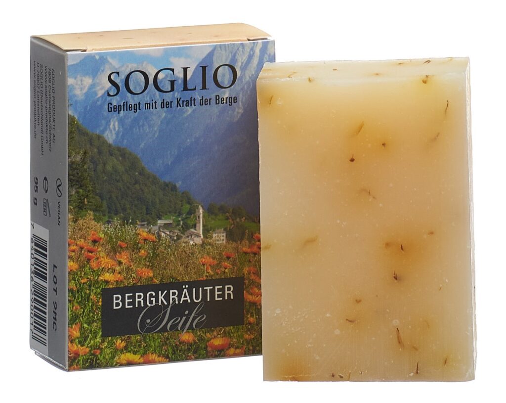 SOGLIO Savon aux herbes de montagne 95 g