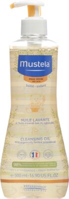 MUSTELA Huile lavante peau sèche 500 ml